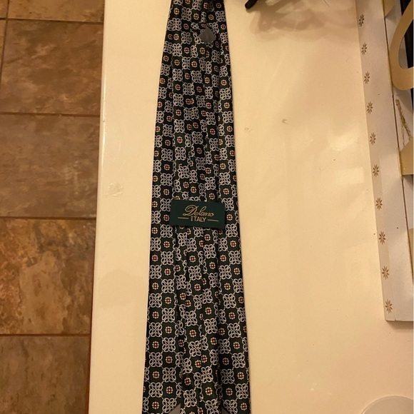 NWOT DELANO MENS SILK TIE - Picture 5 of 5